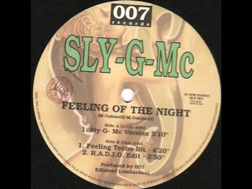 Sly-G-MC - Feeling Of The Night (Feeling Tecno Bit)