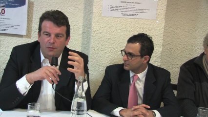 Le député Thierry Solere soutient Arash Derambarsh à Courbevoie