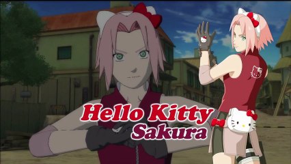 Naruto Shippuden Ultimate Ninja Storm 3 DLC Sakura Hello Kitty