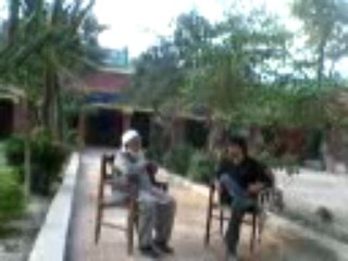 SENIOR HEADMASTER  MAQBOOL AHMAD WITH SHEHZAD ROY SINGER WHO IS INTERVIEWING