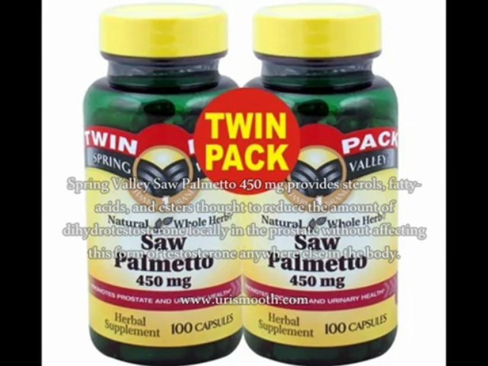 Spring valley saw palmetto ingredients?