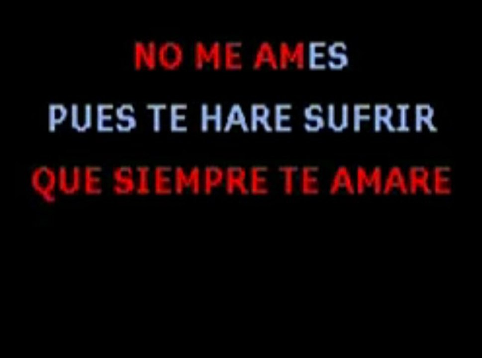 No Me Ames Jennifer Lopez Marc Anthony Karaoke Karaoke Gratis, Karaoke Español, artistas latinos, ultimos hits, nuevos discos - YouTube
