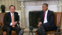 Obama se encontra com Ban Ki-moon