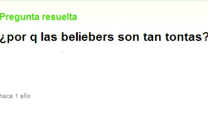 BELIEBERS