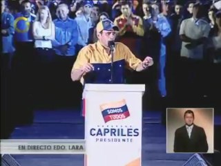 Capriles dice que cómo se debe votar