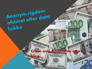 Cruse and Associates news blog-Anonym rigdom afsløret efter data lække