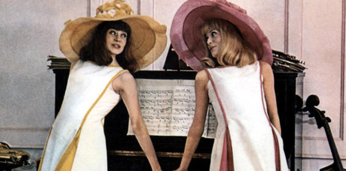 Tournage du film "Les demoiselles de Rochefort" de Jacques Demy