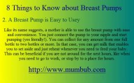 8 Things to Know about Breast Pumps