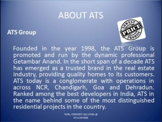 ATS New Project | ATS Tourmaline Sec 109 | 9711207688