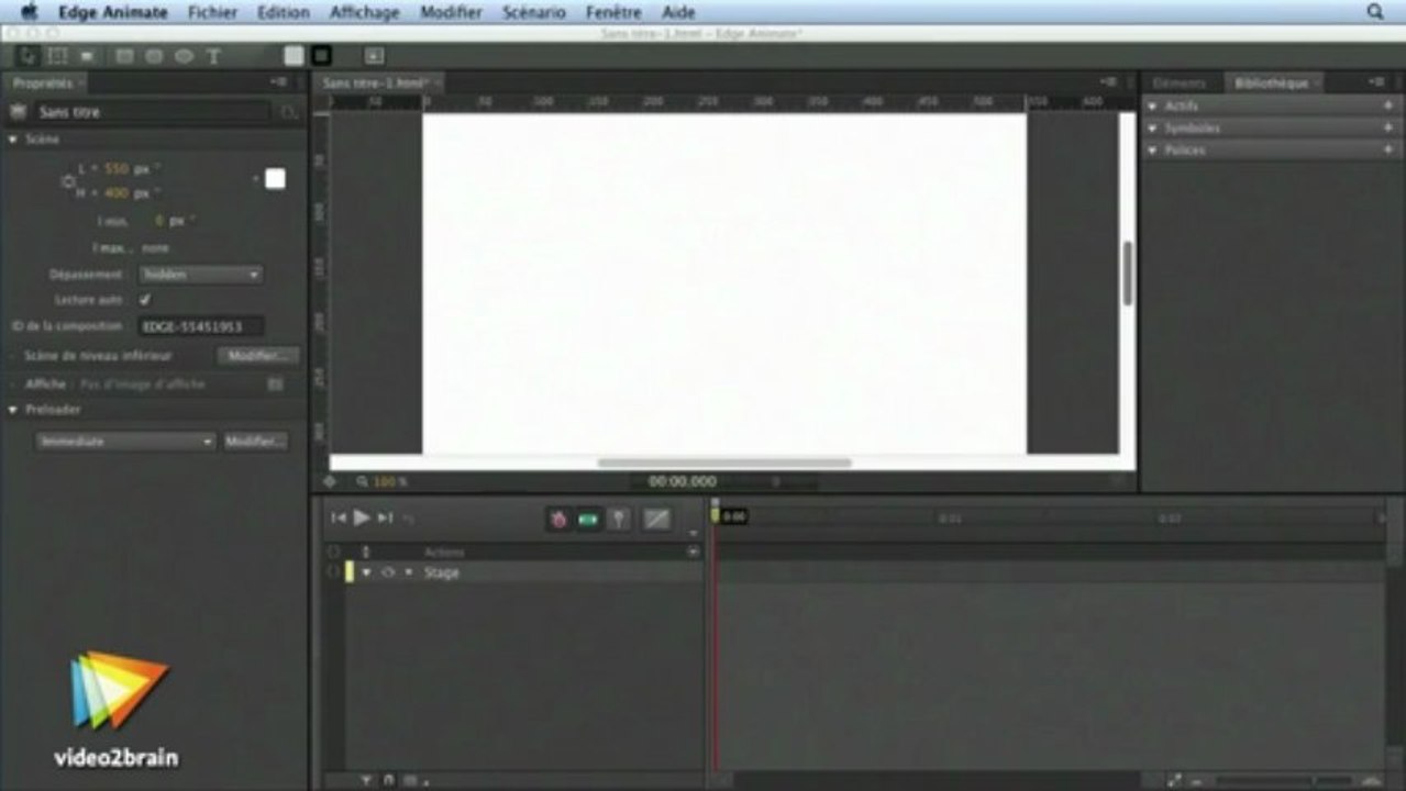 Edge Animate : Dans quelle langue ?