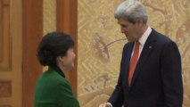 U.S. Secretary of State John Kerry meets South Korean President Park Geun-Hye