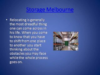 Melbourne Storage Companies for a Smooth Relocatio