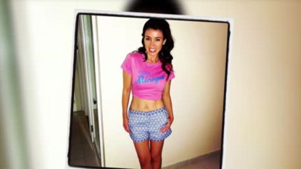 Dannii Minogue Looks Youthful in Tiny Shorts and a Crop Top