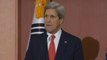 U.S. Secretary of State Kerry condemns North Korea nuclear weapons