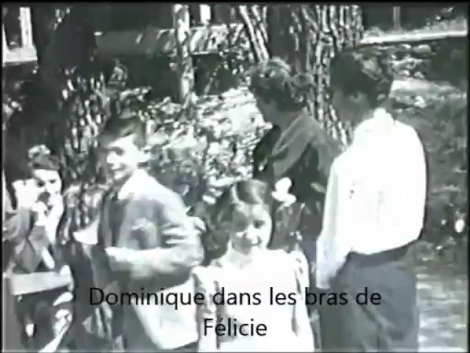 1954 , 20 avril, mariage Bernard Mandin et Ginette Fradin