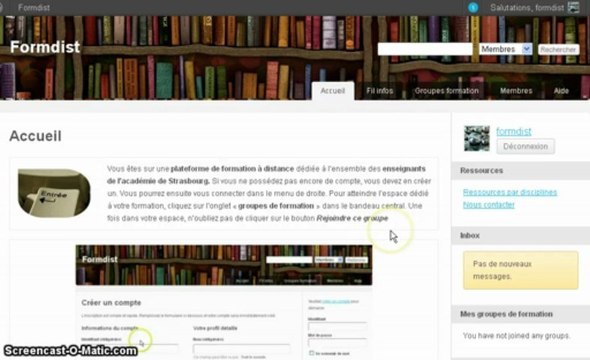 Tuto accéder à une formation