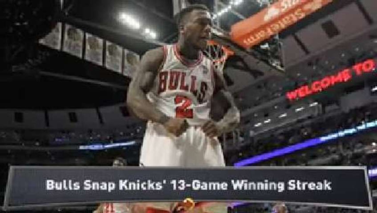 Chicago Bulls End Another Winning Streak