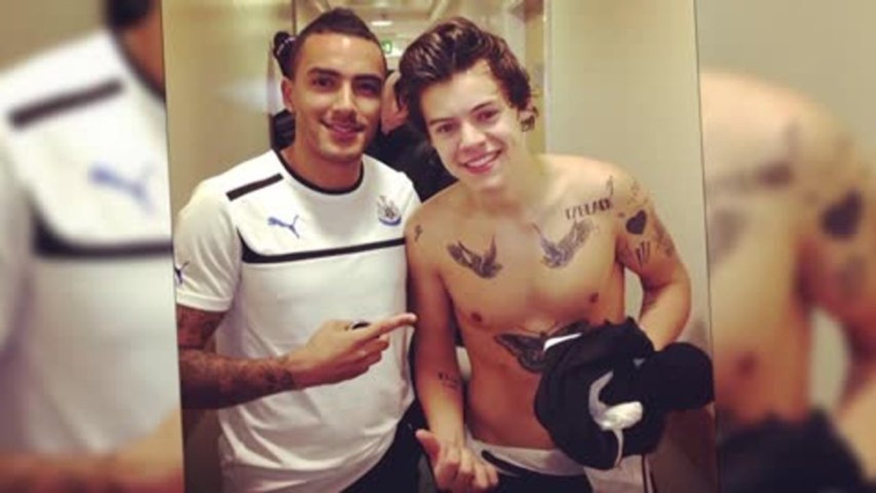 Harry Styles oben ohne