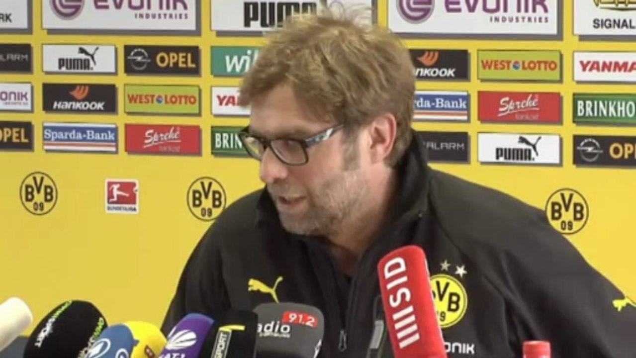 Klopp: ''Ich habe während der Auslosung geduscht''