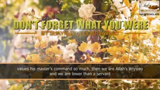 [ENG] Don't forget what you were- Shaykh Zulfiqar Ahmad - YouTube
