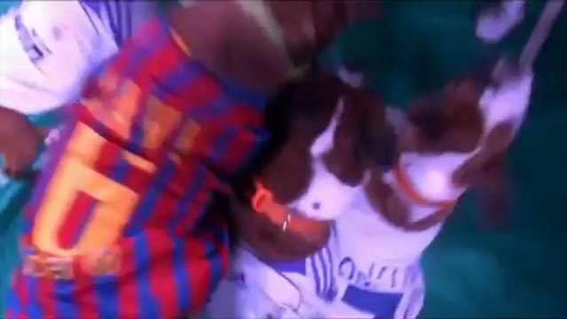 مباراة الكلاسيكو بين كلاب ريال مدريد وكلاب برشلونة