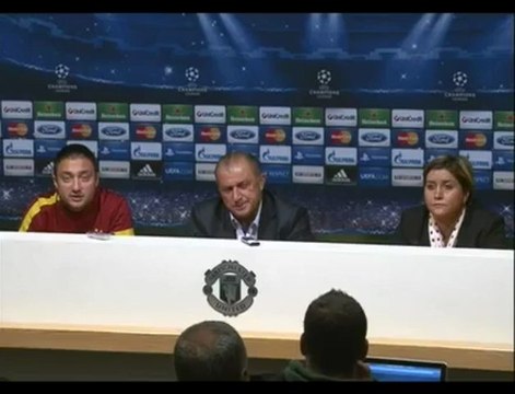 Sampiyonlar Ligi | Manchester United - Galatasaray Maç sonu Fatih Terim'in basın toplantısı