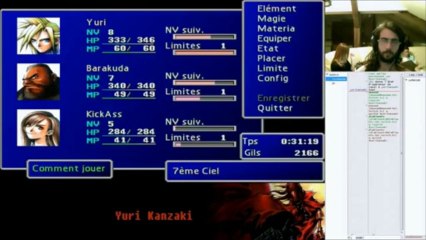 Défi Final Fantasy VII Initial équipment & No accessory (Part 1)