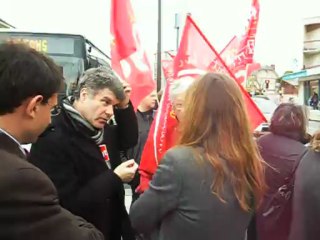 Rassemblement CGT suite à la venue du Ministre du travail le 12 avril 2013 dans le Loiret