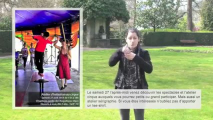 Festival Prise de CirQ' 2013 - Présentation en LSF