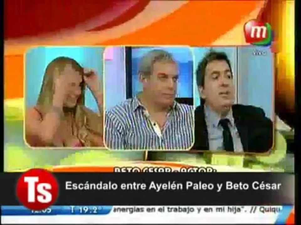 AYELÉN PALEO Y BETO CÉSAR VIOLENTA DISCUSIÓN