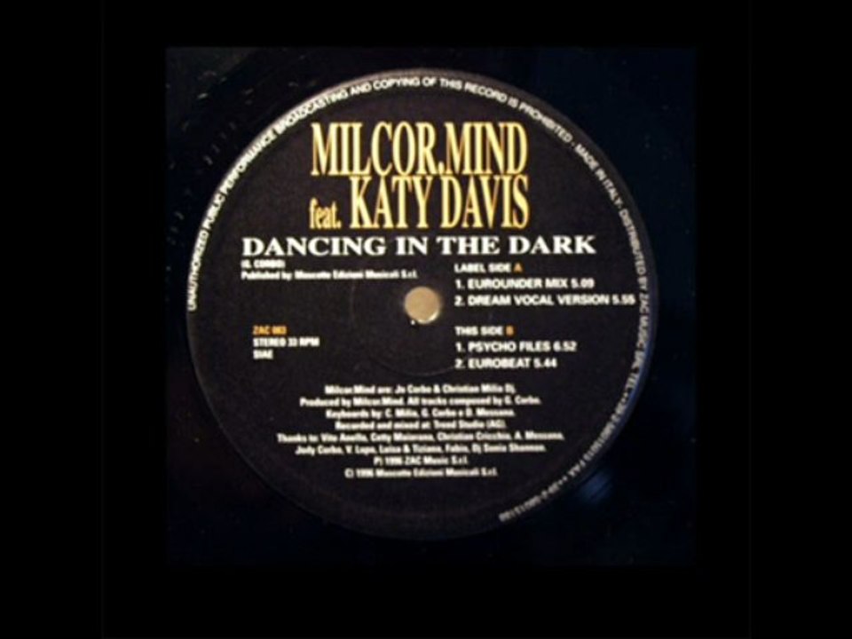 Mil.Cor.Mind Feat. Katy Davis - Dancing In The Dark (Eurobeat)