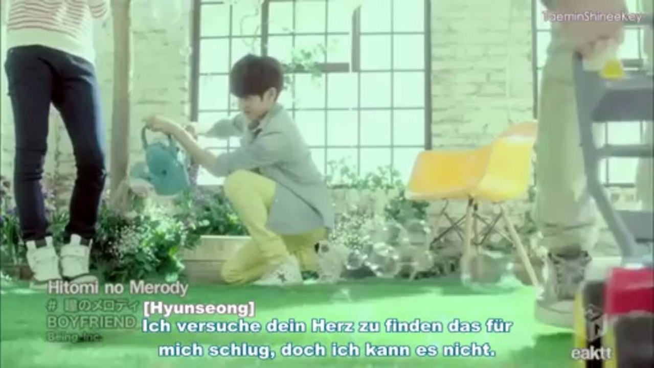 Boyfriend - Hitomi no Melody MV [German Sub]