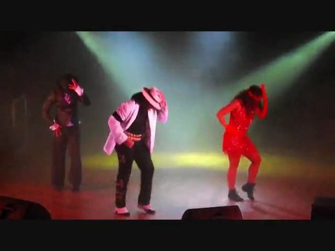 french michael jackson impersonator : MICHAEL JAM, sosie de michael jackson, smooth criminal performance, live lyon, france - performer