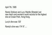 Les records du monde des plus hauts plongeons - Randy Dickison 174'8'