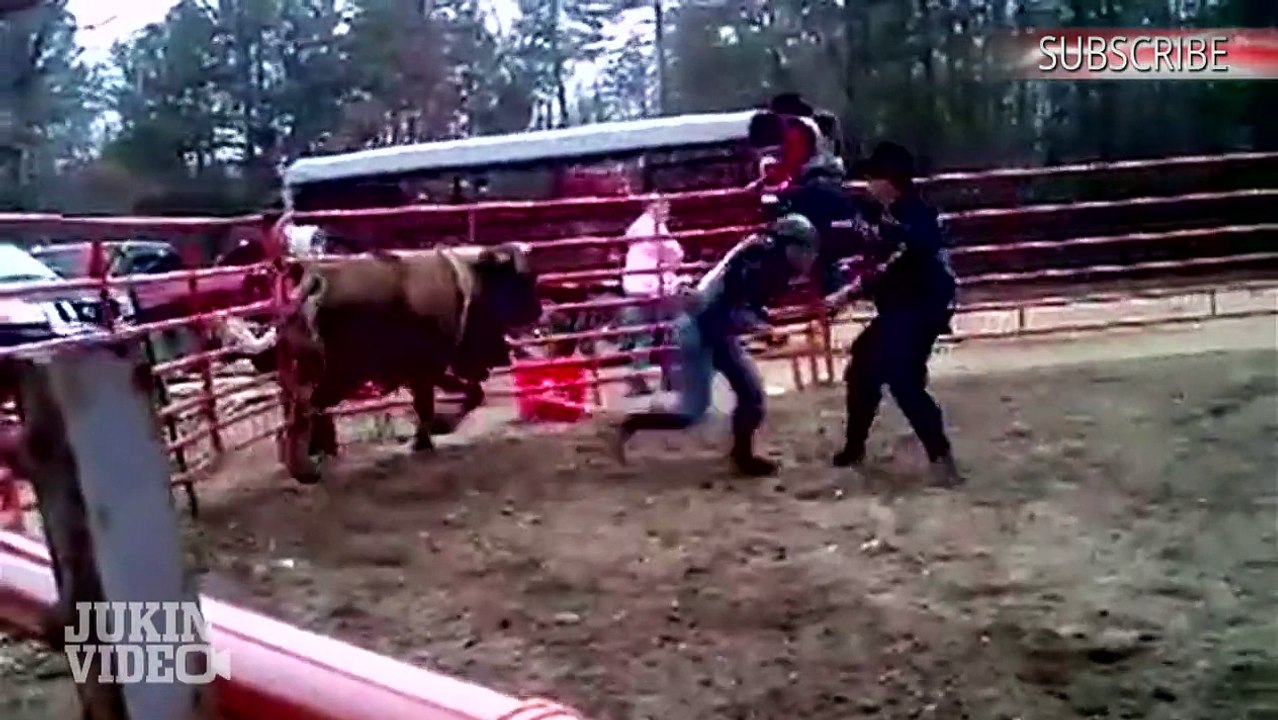 Rodeo Cowboy TAKEN OUT By Surprise Bull
