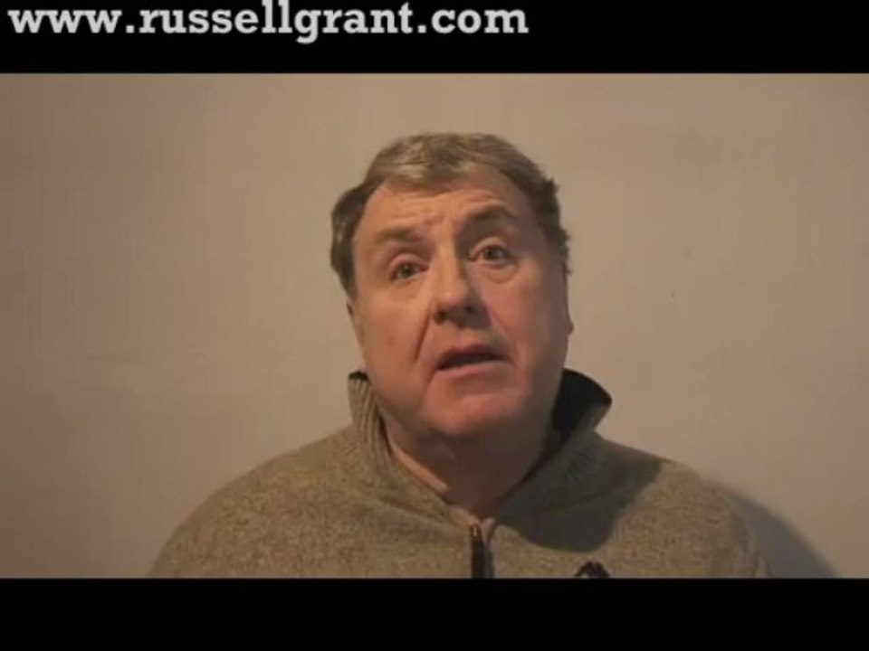 Russell Grant Video Horoscope Virgo April Saturday 13th 2013 www.russellgrant.com