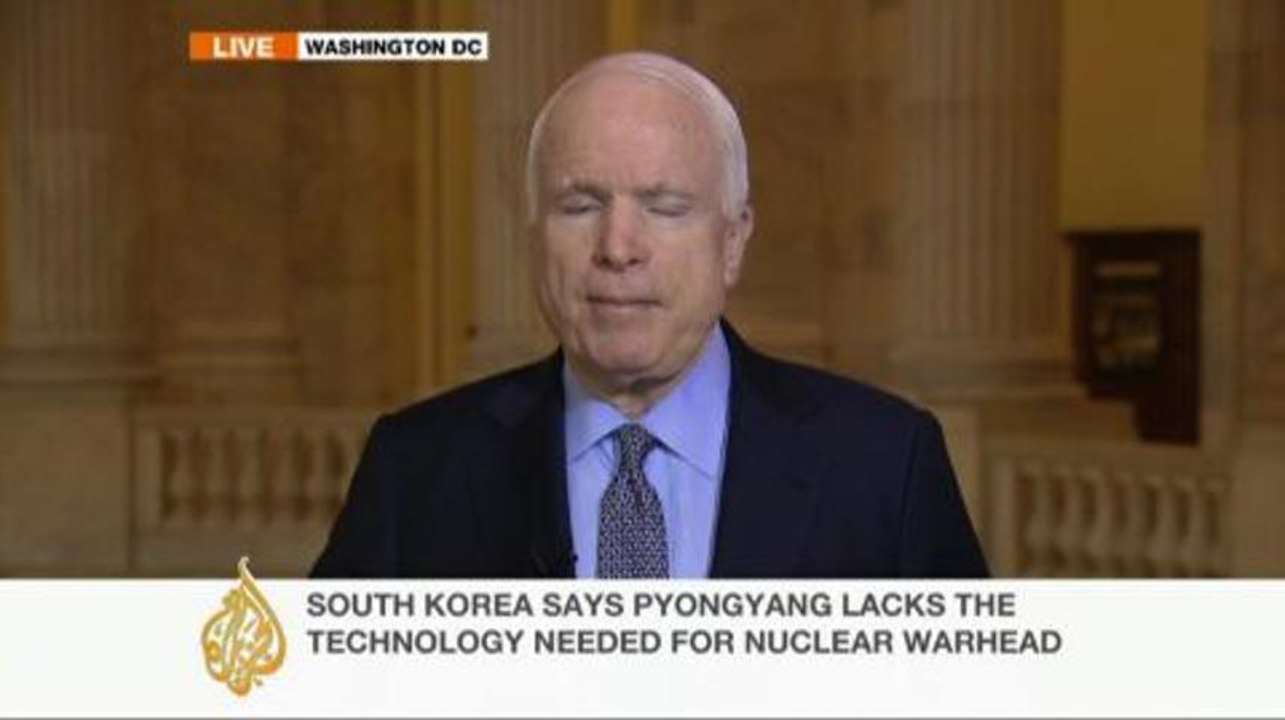 John McCain talks to Al Jazeera about North Korea