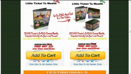 Using Secret Lead Factory with Little Ticket to Wealth Is Recommended