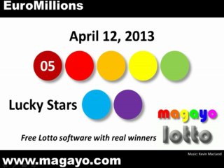 EuroMillions Drawing Results for April 12, 2013