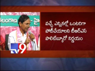 TRS will contest 2014 elections on its own - KCR