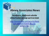 Abney Associates News: Facebook, Webroot udvide sikkerhedsmæssigt partnerskab