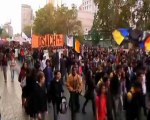 Multitudinaria manifestación en Chile por una educación gratuita y de calidad
