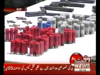 Karachi-Rangers Targeted Operation News Package 13 April 2013
