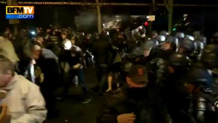 Des affrontements en marge d'une manifestation anti-mariage homo - 13/04