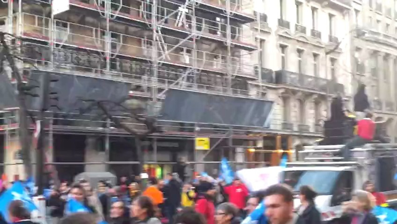 Manif pour tous improvisée du 12 avril