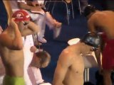 Championnats de France de natation. Duel Stravius-Agnel en séries du 200 m