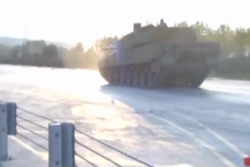 Milli tank Altay zorlu testlerden geçiriliyor