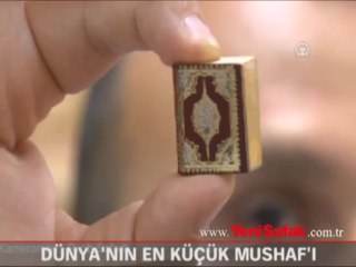 Dünya'nın en küçük Mushaf'ı