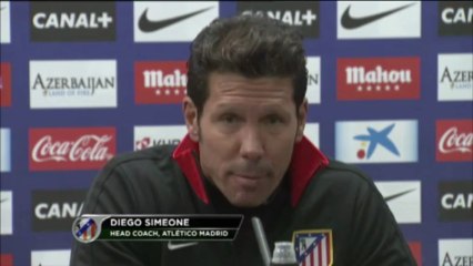 Simeone: "La segunda vuelta, más difícil que la primera"