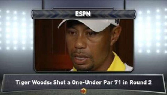 Tiger Woods in Contention at The Masters